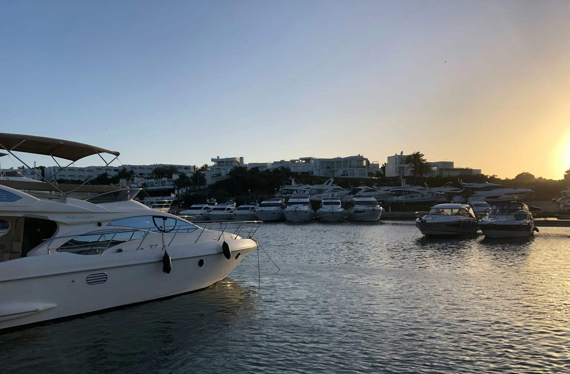 Cala d'Or marina — wintering in Mallorca